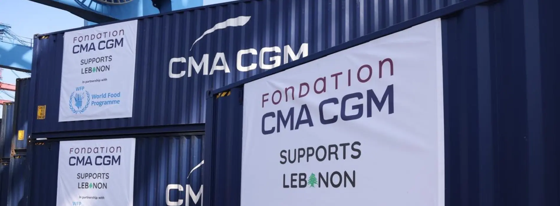 مؤسسة CMA CGM تساهم بـ 1000 طن من المساعدات الإنسانية للبنان بالشراكة مع برنامج الأغذية العالمي